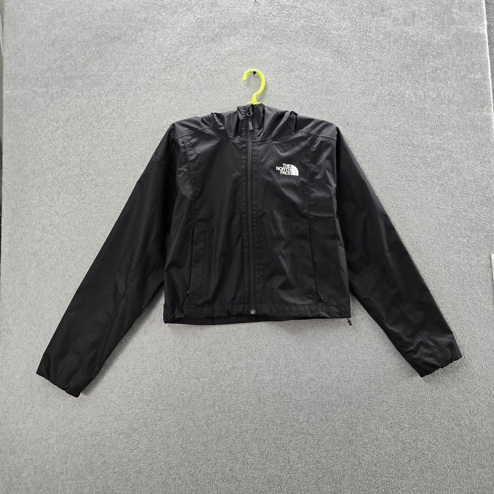 The North Face Women Jacket S Black Logo Winter Warm Hybrid Full Zip